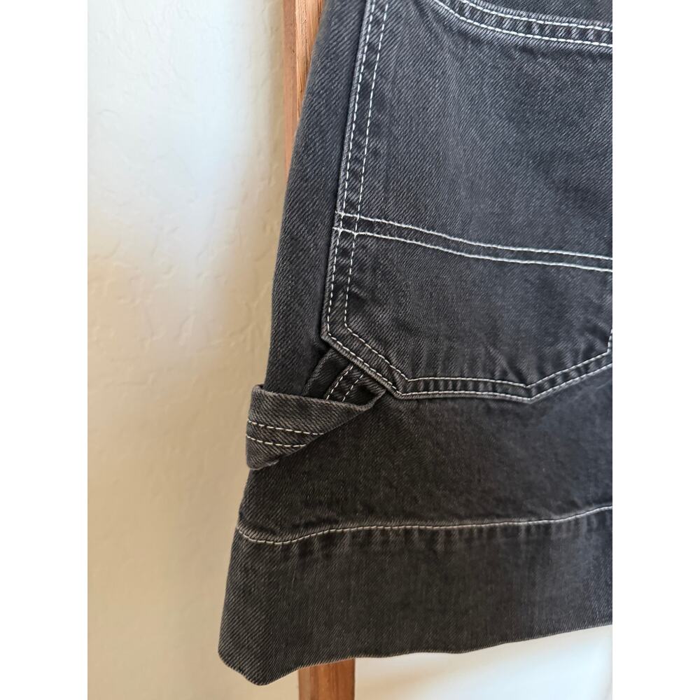 Topshop Women's Mini Cargo Jean Skirt - Picture 5 of 9